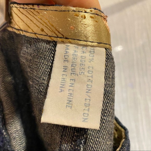 Denim mid length flare skirt - Picture 5 of 5